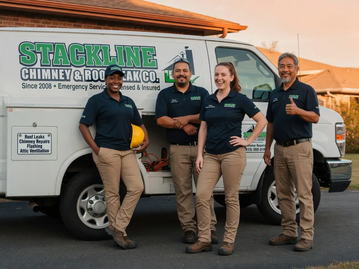 Chimney flashing repair company in Kernersville, NC